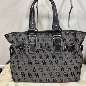 Dooney & Bourke Black Monogram Tote Bag